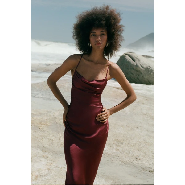 Shona Joy La Lune Lace Back Maxi Dress, view 3