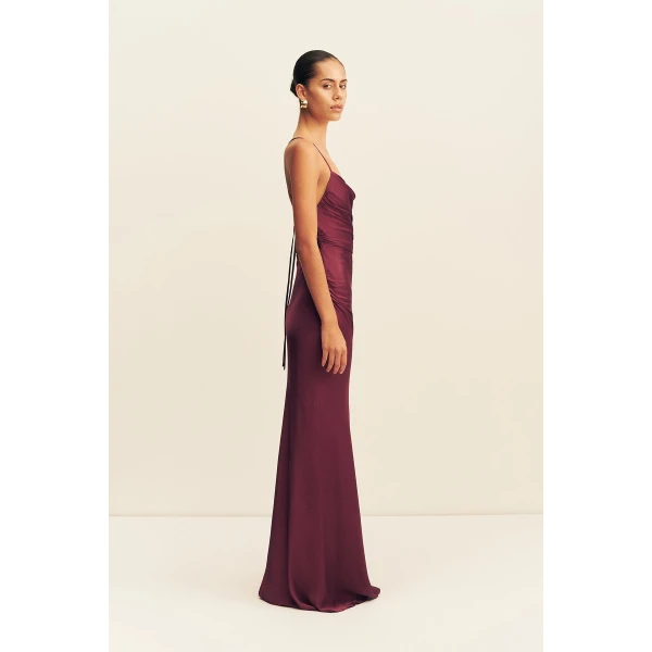 Shona Joy La Lune Lace Back Maxi Dress, view 5