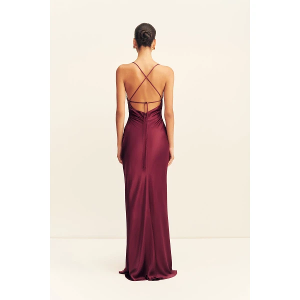 Shona Joy La Lune Lace Back Maxi Dress, view 6