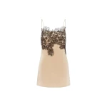 Shona Joy Lucia Lace Mini Dress in Champagne Lace