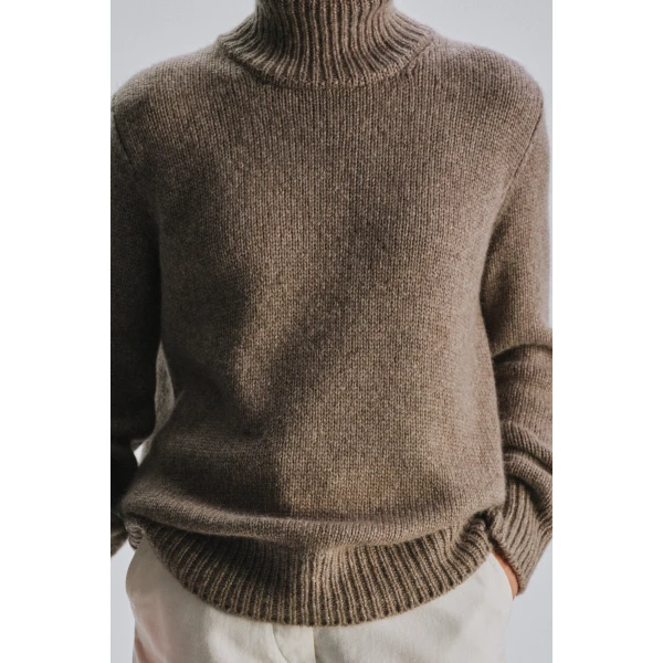 The Row Plira Turtleneck Knit, view 6