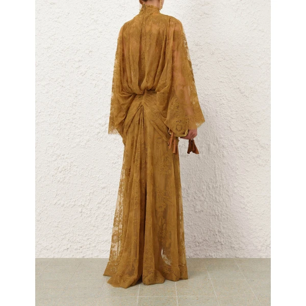 Zimmermann Ascent Batwing Lace Gown, view 4