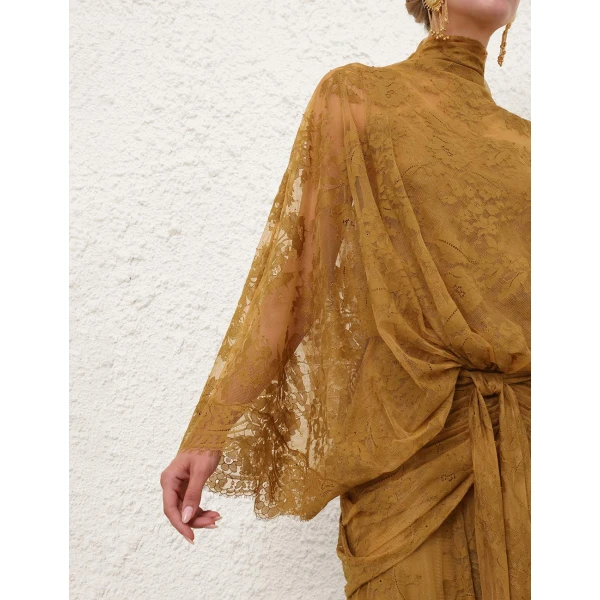 Zimmermann Ascent Batwing Lace Gown, view 5