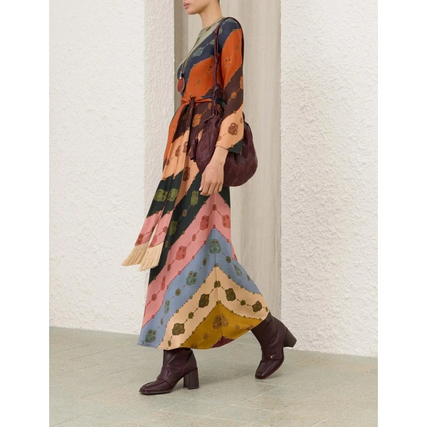 Zimmermann Ascent Bias Sheath Dress, view 3