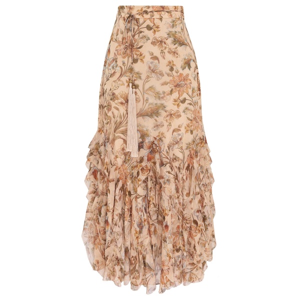 Zimmermann Ascent Cascading Midi Skirt