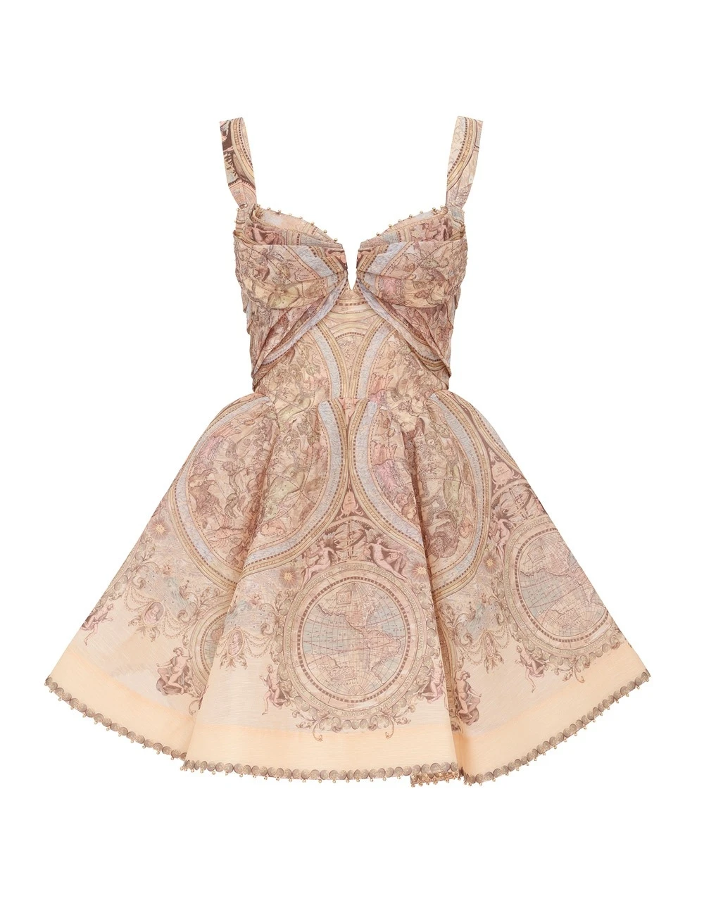 Zimmermann Ascent Drape Mini Dress | Ready to Wear Collection Luxury Shoes Zimmermann Ascent Drape Mini Dress