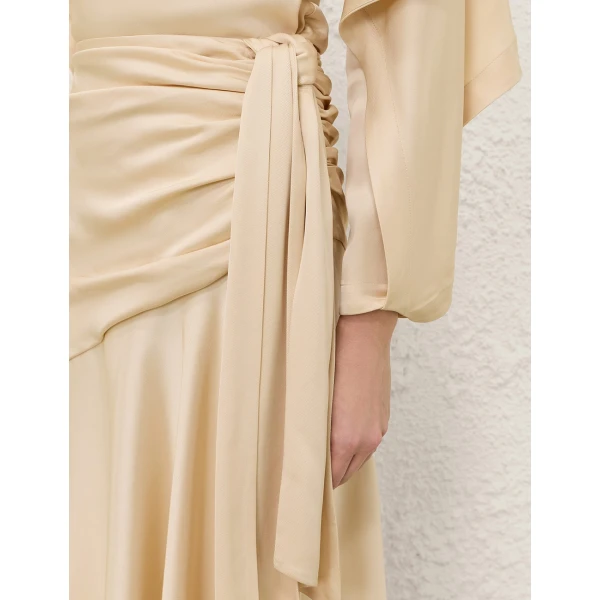 Zimmermann Ascent Draped Maxi Skirt, view 5