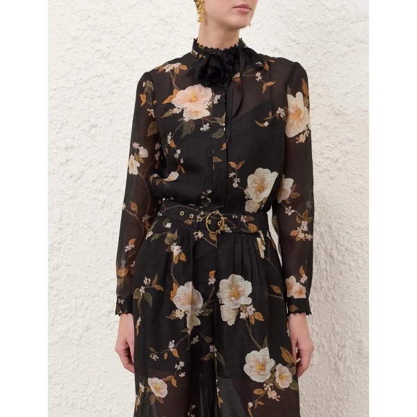 Zimmermann Ascent Embellished Body Shirt, view 2