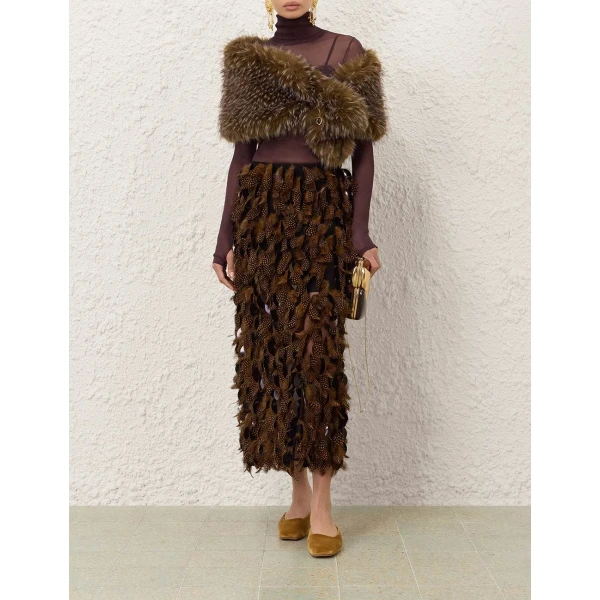 Zimmermann Ascent Embellished Skirt, view 2