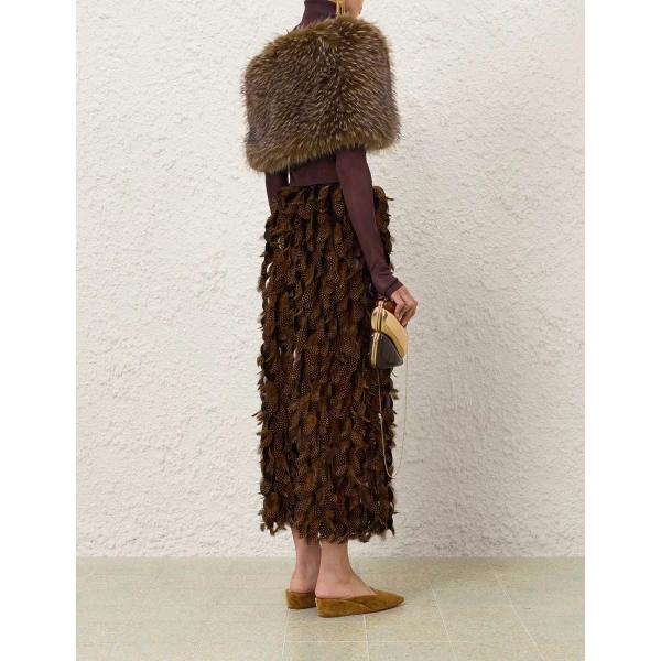 Zimmermann Ascent Embellished Skirt, view 4