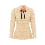Zimmermann Ascent Lace Frill Blouse