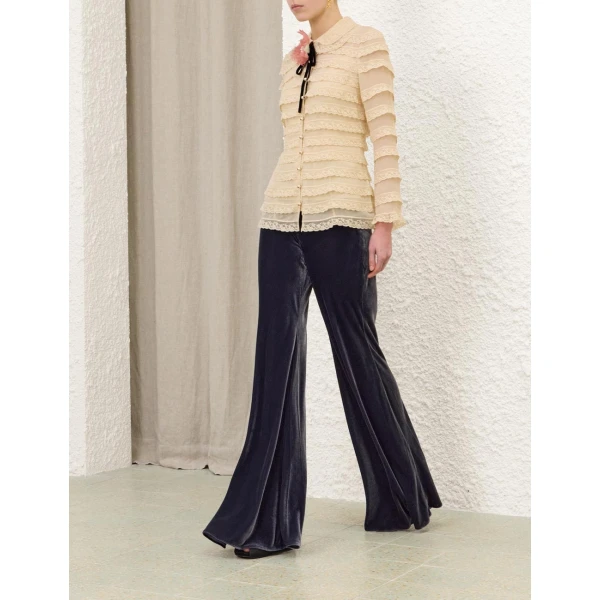 Zimmermann Ascent Lace Frill Blouse, view 3