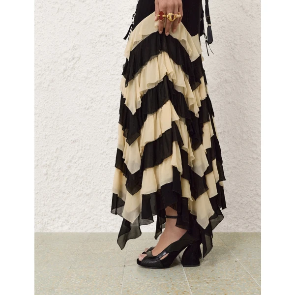 Zimmermann Ascent Layered Skirt, view 5