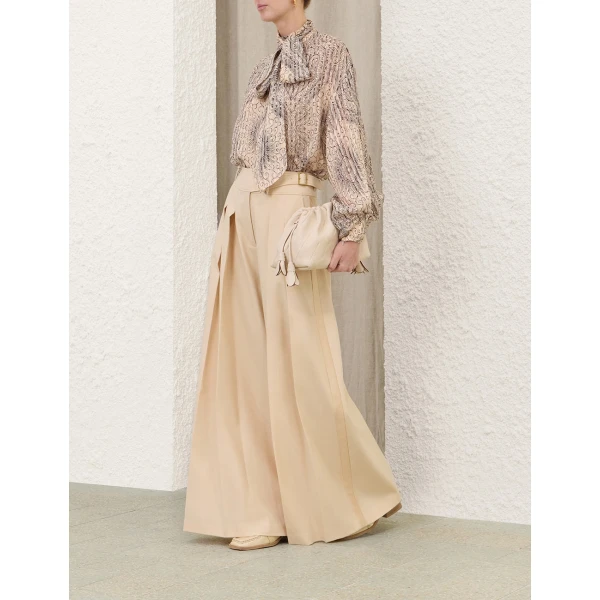 Zimmermann Ascent Pussybow Blouse, view 3