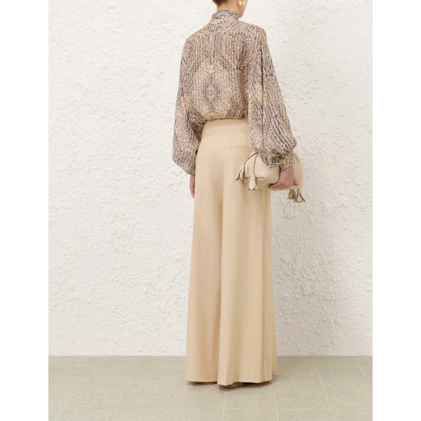 Zimmermann Ascent Pussybow Blouse, view 4