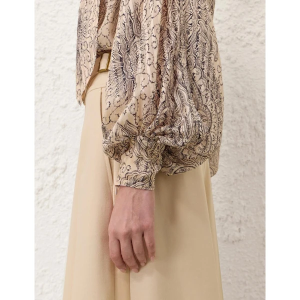 Zimmermann Ascent Pussybow Blouse, view 5