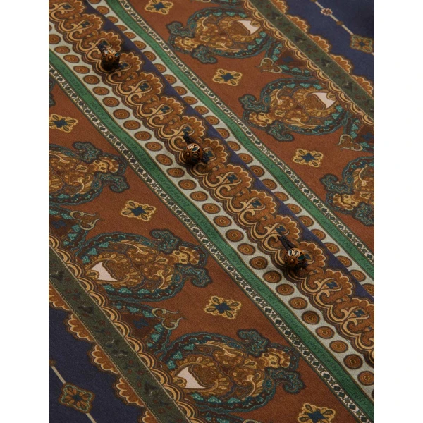 Zimmermann Ascent Satin Scarf Shirt, view 6