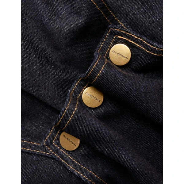 Zimmermann Denim Handkerchief Bomber Jacket, view 5