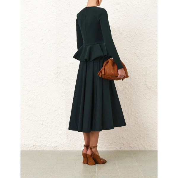 Zimmermann Jersey Peplum Top, view 4