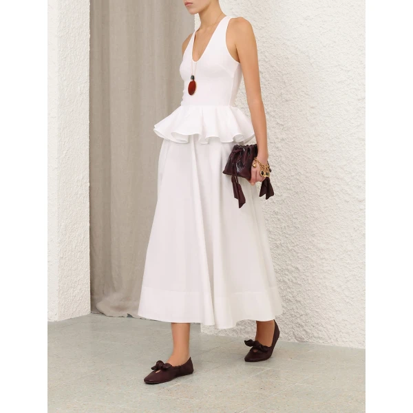 Zimmermann Jersey Poplin Dress, view 3