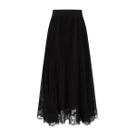Zimmermann Pleated Lace Skirt