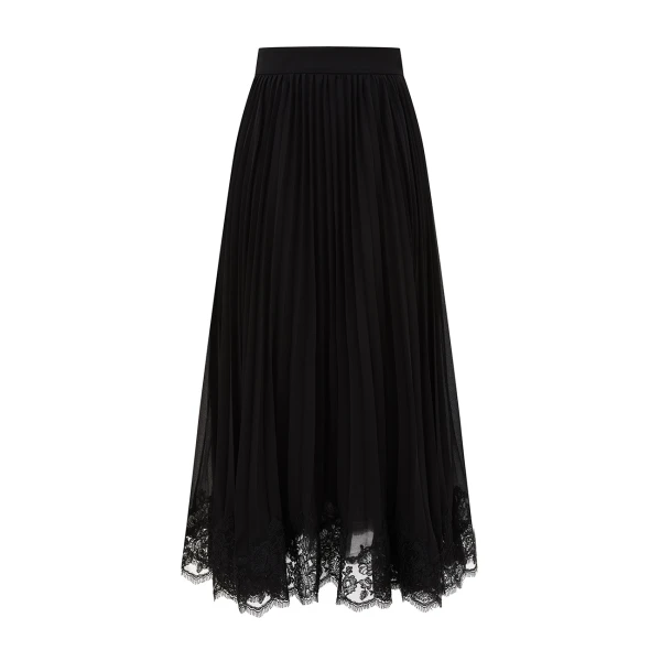 Zimmermann Pleated Lace Skirt