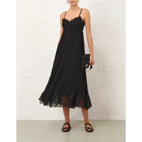 Zimmermann Pleated Slip Dress, view 2