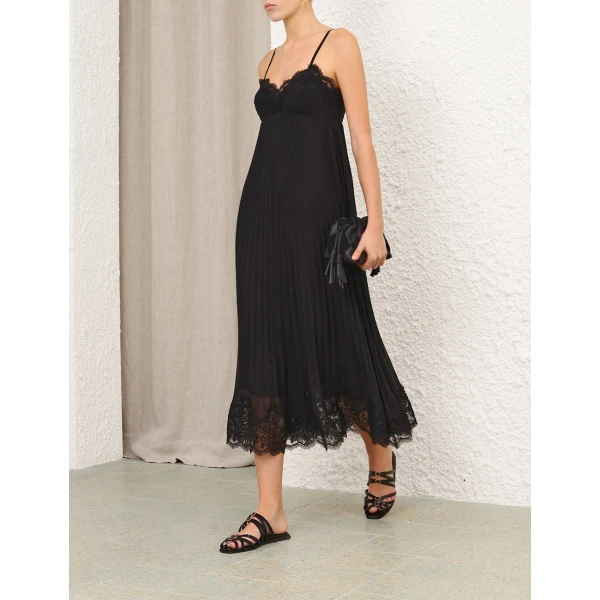 Zimmermann Pleated Slip Dress, view 3