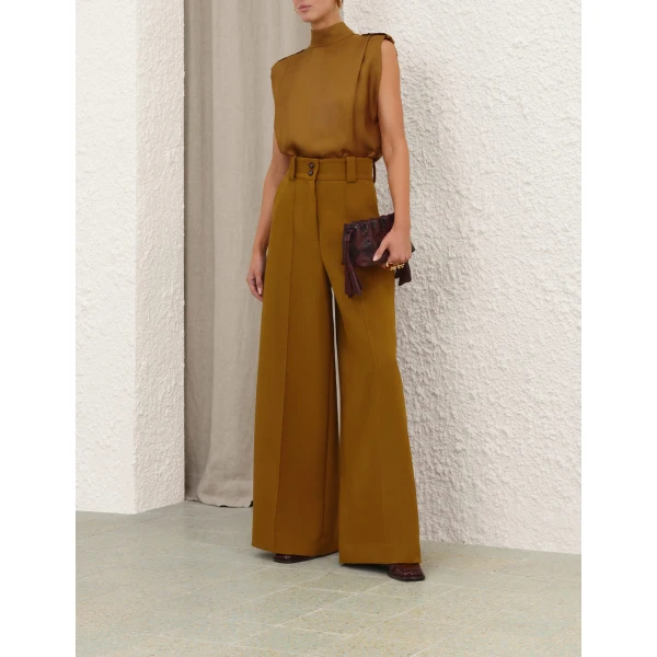 Zimmermann Sleeveless Tuck Shirt, view 2