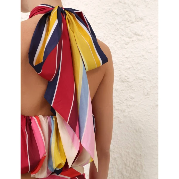 Zimmermann Sundance Billow Halter Top, view 5