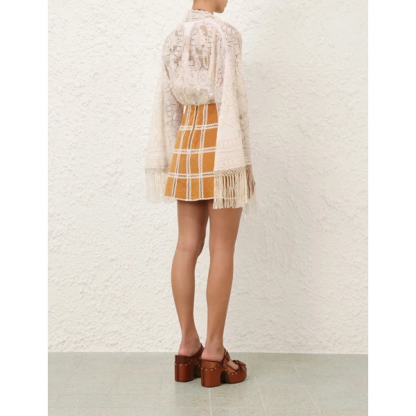 Zimmermann Sundance Embroidered Blouse, view 4