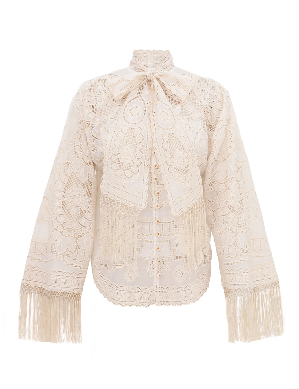 Zimmermann Sundance Embroidered Blouse | Ready to Wear Collection Luxury Shoes Zimmermann Sundance Embroidered Blouse