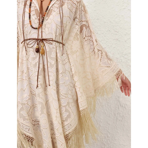 Zimmermann Sundance Embroidered Tunic, view 5
