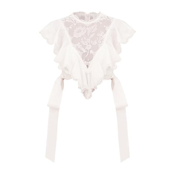 Zimmermann Sundance Lace Bodice Top