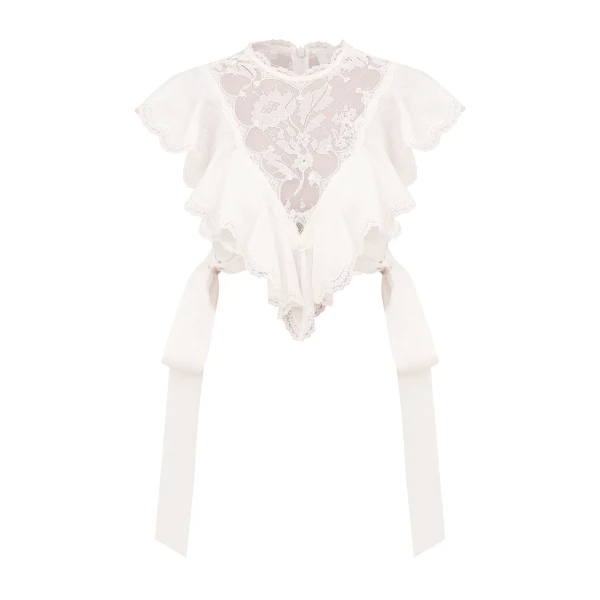 Zimmermann Sundance Lace Bodice Top