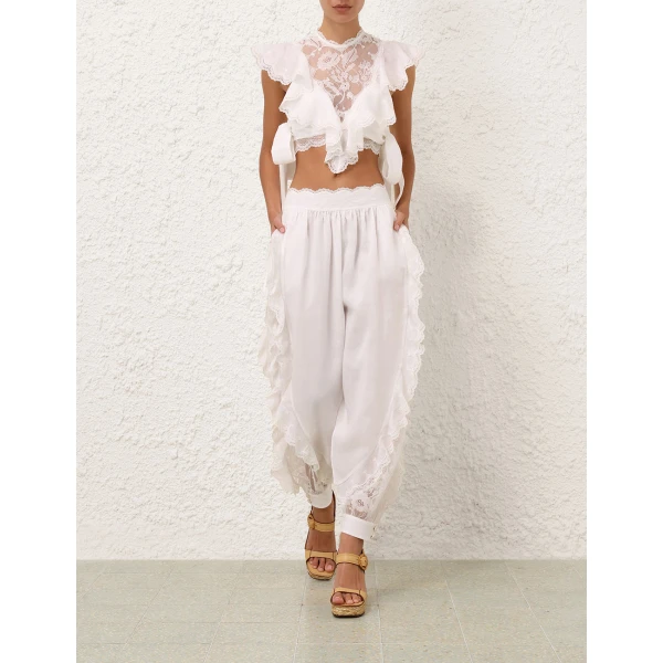 Zimmermann Sundance Lace Harem Pant, view 2
