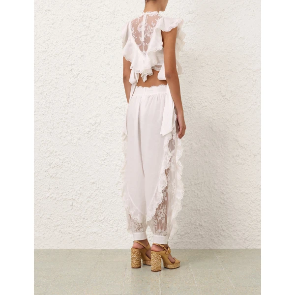 Zimmermann Sundance Lace Harem Pant, view 4