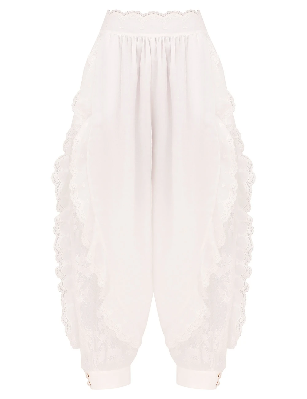 Zimmermann Sundance Lace Harem Pant | Ready to Wear Collection Luxury Shoes Zimmermann Sundance Lace Harem Pant