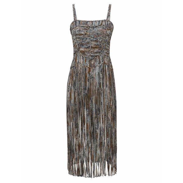 Zimmermann Sundance Macrame Fringe Tank Top