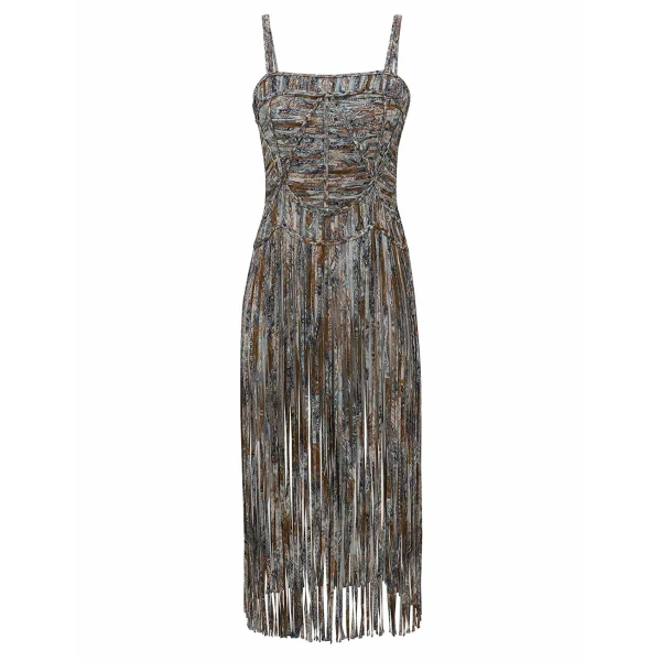 Zimmermann Sundance Macrame Fringe Tank Top