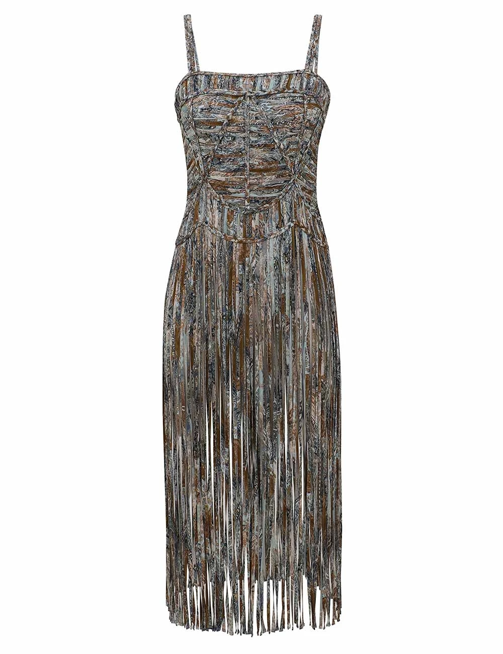 Zimmermann Sundance Macrame Fringe Tank | Ready to Wear Collection Luxury Shoes Zimmermann Sundance Macrame Fringe Tank Top