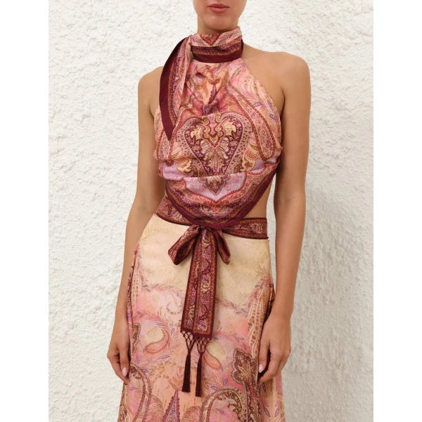 Zimmermann Sundance Scarf Bodice, view 2