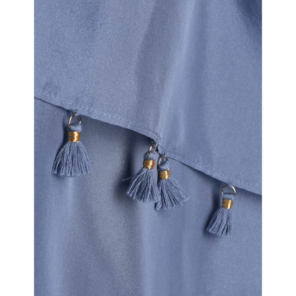 Zimmermann Sundance Tassel Midi Dress, view 6