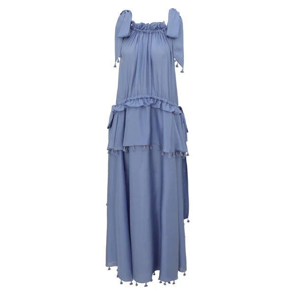 Zimmermann Sundance Tassel Midi Dress