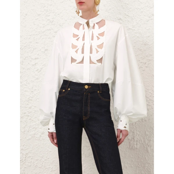 Zimmermann Valiant Applique Blouse, view 2