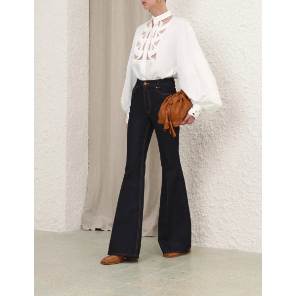 Zimmermann Valiant Applique Blouse, view 3