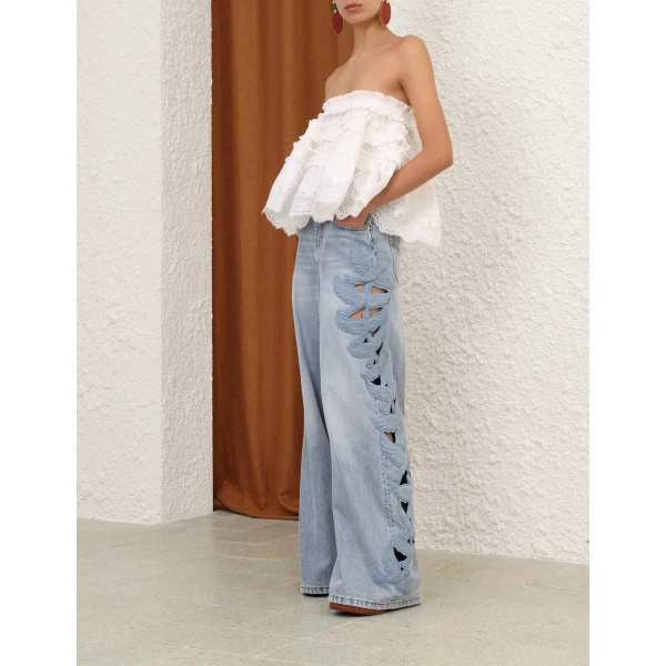 Zimmermann Valiant Applique Relaxed Flare, view 2