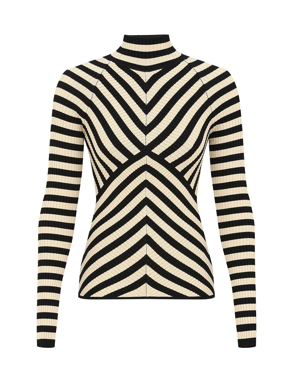 Zimmermann Valiant Deco Stripe Top | Ready to Wear Collection Luxury Shoes Zimmermann Valiant Deco Stripe Top