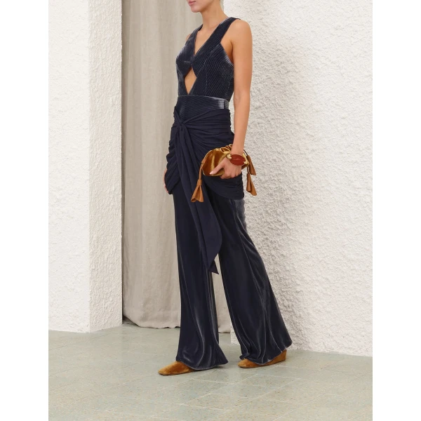 Zimmermann Valiant Draped Slinky Bodice Top, view 3