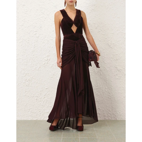 Zimmermann Valiant Draped Slinky Gown, view 2